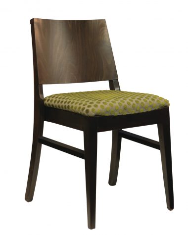 Lavel Stacking Chair - upholstered seat