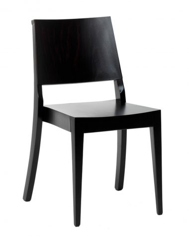 Lavel Stacking Chair - upholstered seat