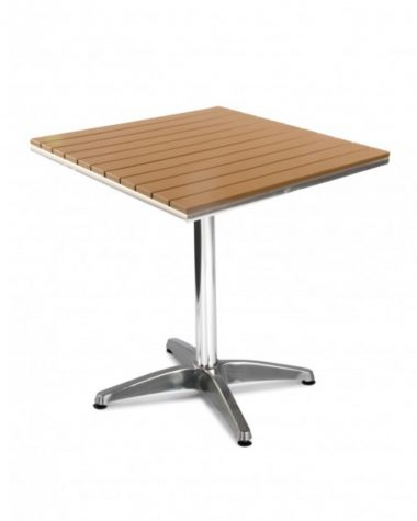 Seville Square Table (no wood - brown)