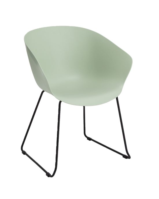 Farrow Skid Side Chair  - Pastel Green
